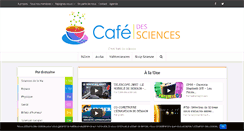 Desktop Screenshot of cafe-sciences.org